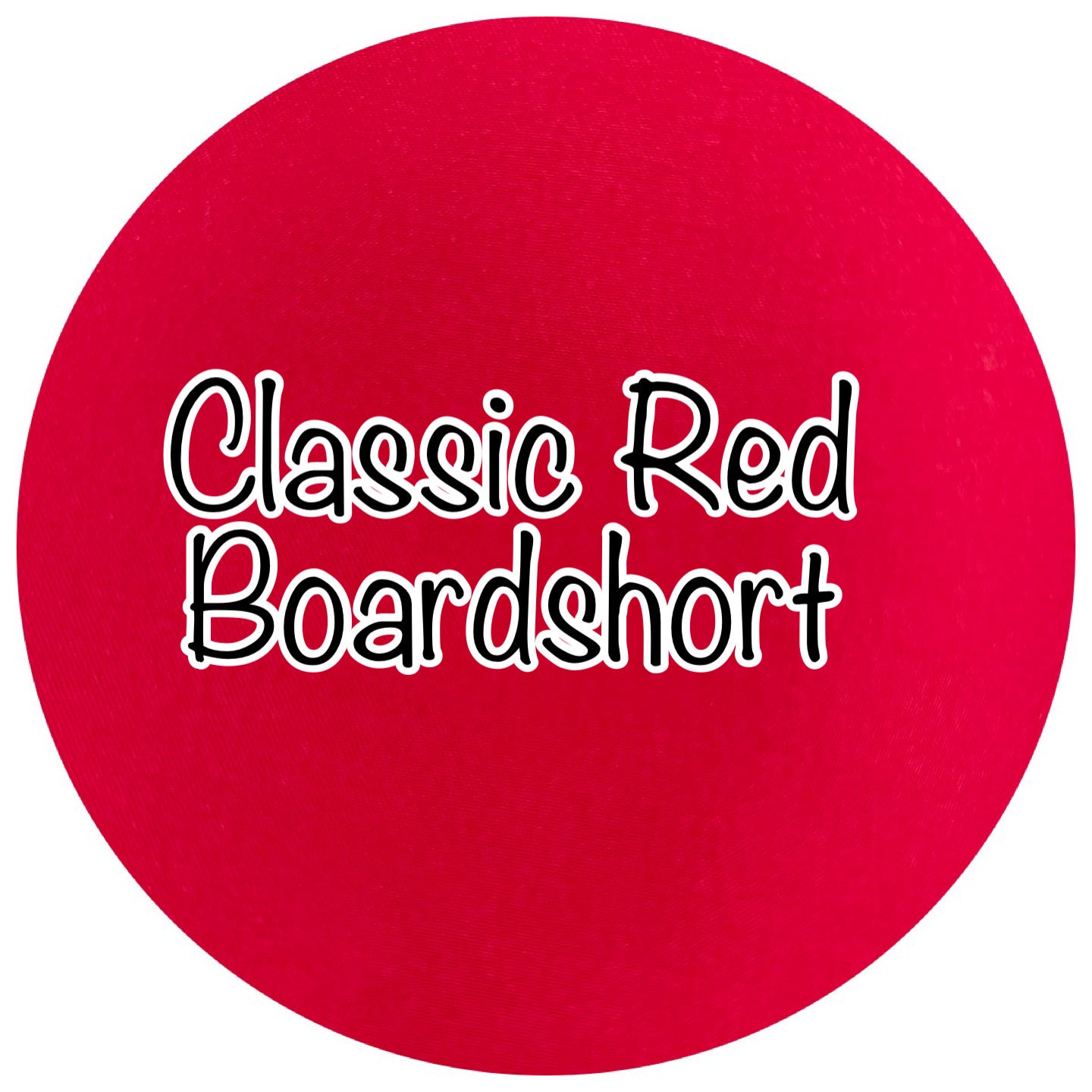 Classic Red Board Shorts