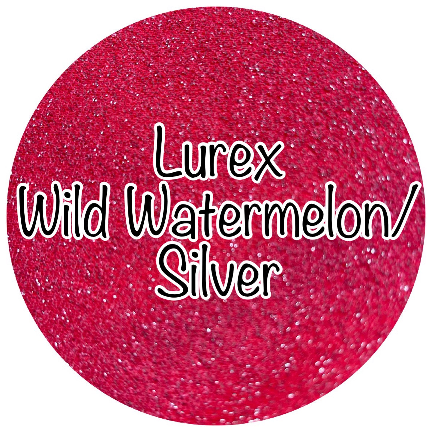 Lurex Wild Watermelon / Silver