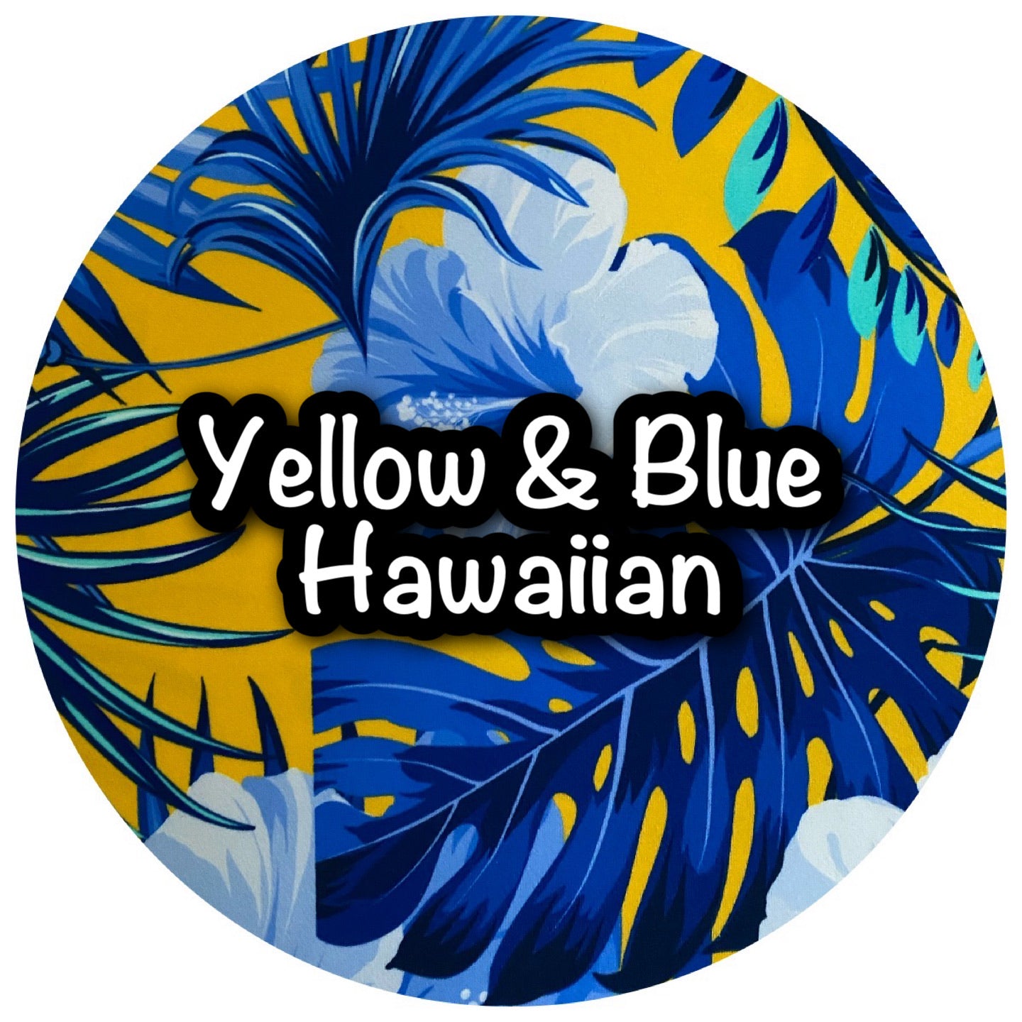Yellow & Blue Hawaiian
