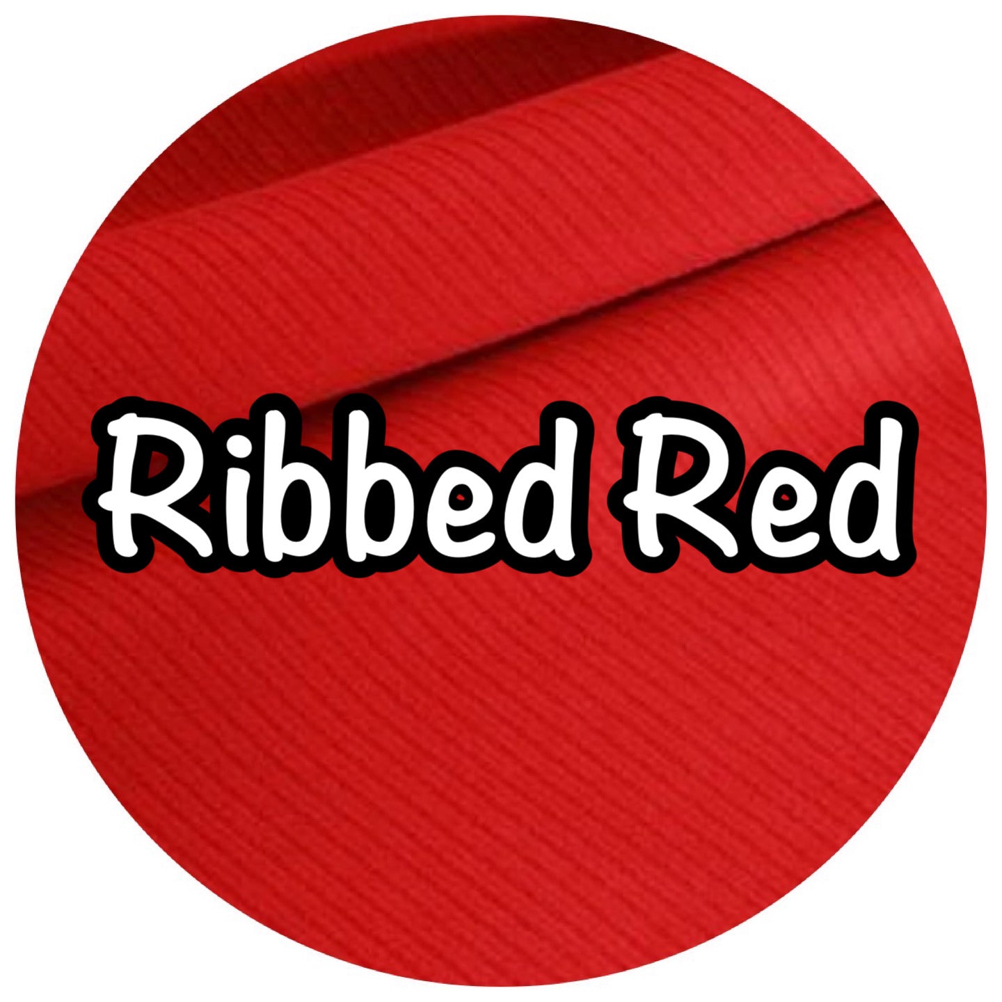 Ribbed Red