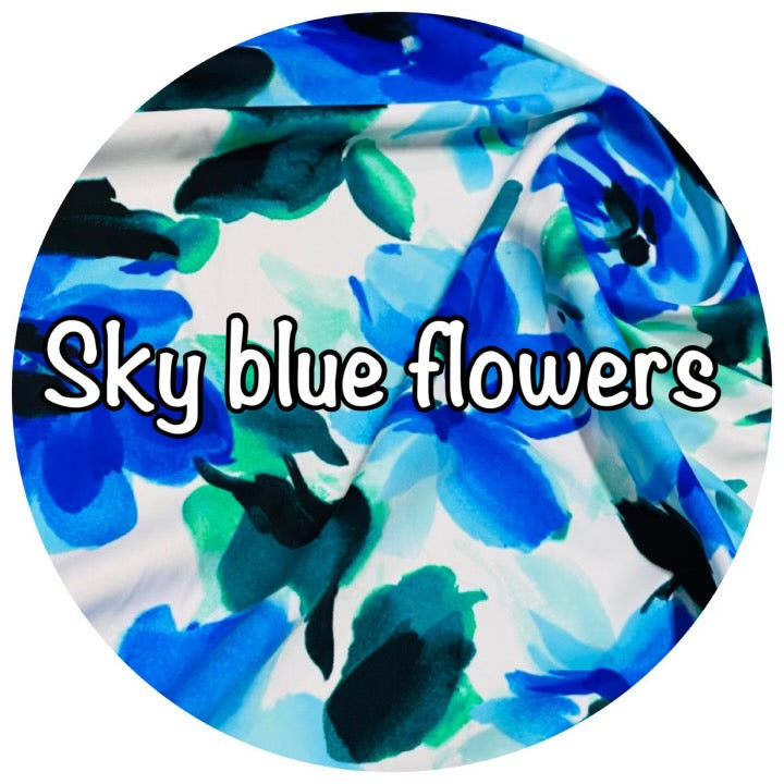 Sky Blue Flowers