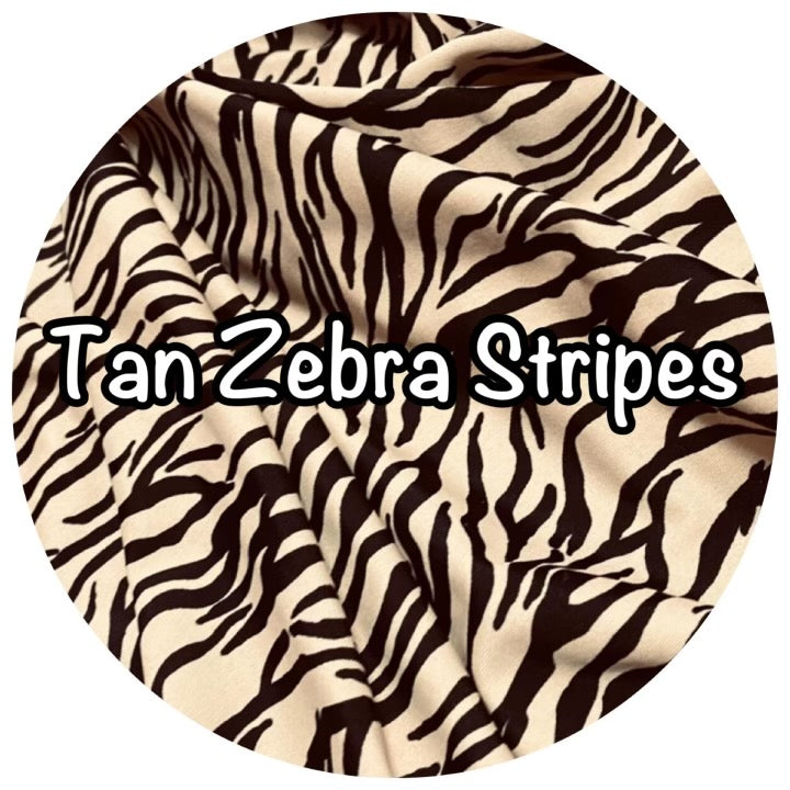 Tan Zebra Stripes